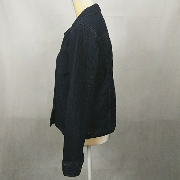 Christopher & Banks Quilted Denim Jacket - Picture 4 of 8